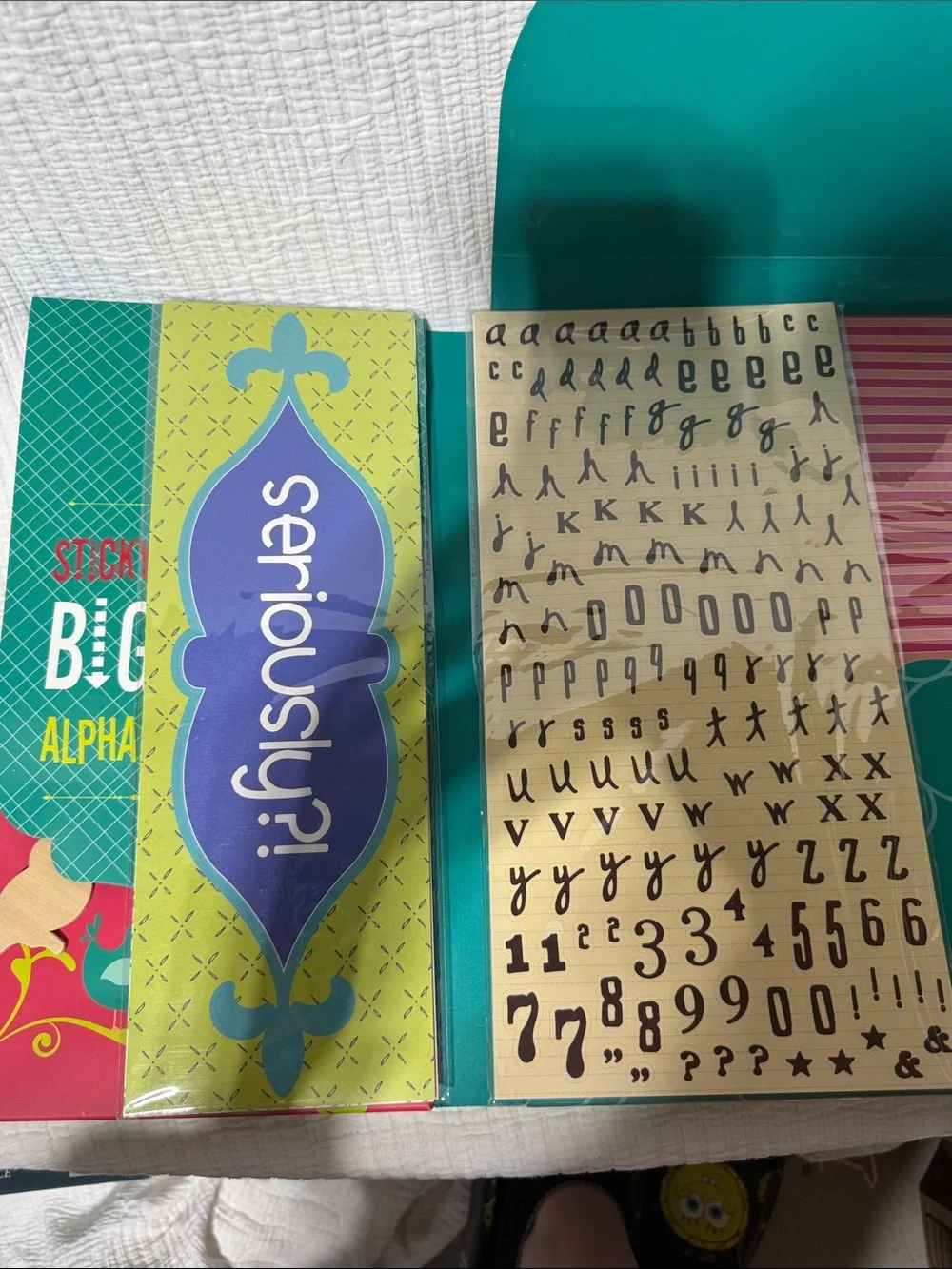 Overstuffed Green Paper & Sticker Kit by - Picture 7 of 15